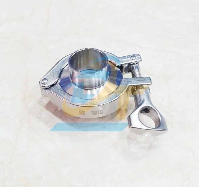 Khớp nối nhanh Clamp vi sinh inox 304 D27  VietNam | Gi&aacute; rẻ nhất - C&ocirc;ng Ty TNHH Thương Mại Dịch Vụ Đạt T&acirc;m
