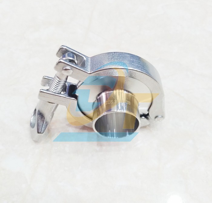 Khớp nối nhanh Clamp vi sinh inox 304 D27  VietNam | Gi&aacute; rẻ nhất - C&ocirc;ng Ty TNHH Thương Mại Dịch Vụ Đạt T&acirc;m