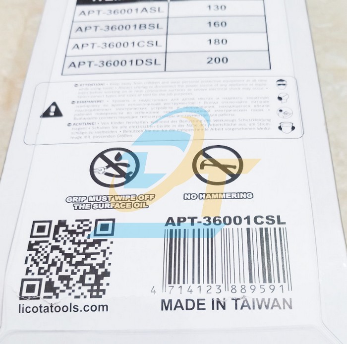 K&igrave;m điện cao cấp 7"/180mm Licota APT-36001CSL  Licota | Gi&aacute; rẻ nhất - C&ocirc;ng Ty TNHH Thương Mại Dịch Vụ Đạt T&acirc;m