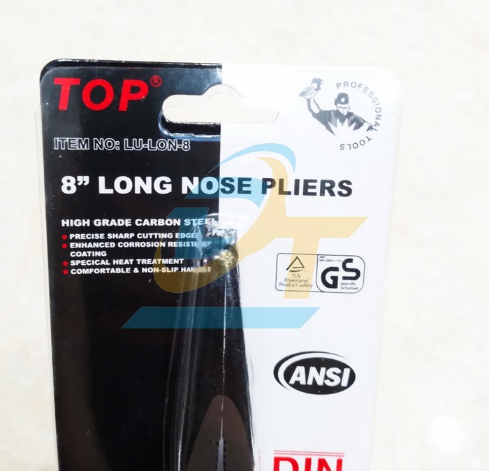 K&igrave;m nhọn c&aacute;n đỏ đen 8"/200mm TOP LU-LON-8  TOP | Gi&aacute; rẻ nhất - C&ocirc;ng Ty TNHH Thương Mại Dịch Vụ Đạt T&acirc;m