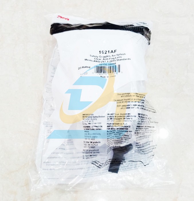 K&iacute;nh bảo hộ dẻo chống ho&aacute; chất 3M 1621  3M | Gi&aacute; rẻ nhất - C&ocirc;ng Ty TNHH Thương Mại Dịch Vụ Đạt T&acirc;m