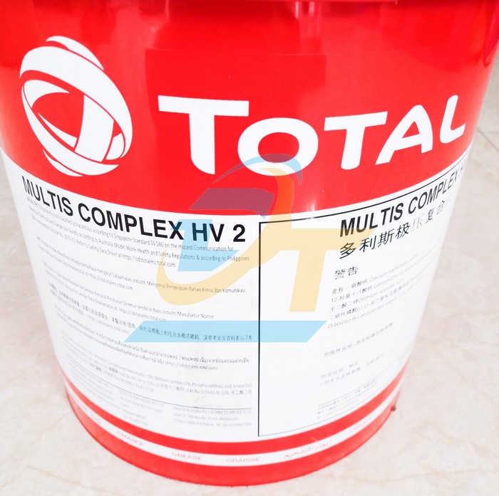 Mỡ b&ocirc;i trơn chịu nhiệt Total Multis Complex HV 2 - Th&ugrave;ng 18kg  TotalEnergies | Gi&aacute; rẻ nhất - C&ocirc;ng Ty TNHH Thương Mại Dịch Vụ Đạt T&acirc;m