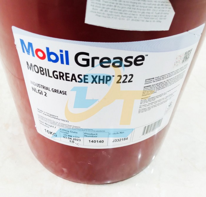 Mỡ chịu nhiệt MobilGrease XHP 222 (16kg/Th&ugrave;ng)  MOBIL | Gi&aacute; rẻ nhất - C&ocirc;ng Ty TNHH Thương Mại Dịch Vụ Đạt T&acirc;m