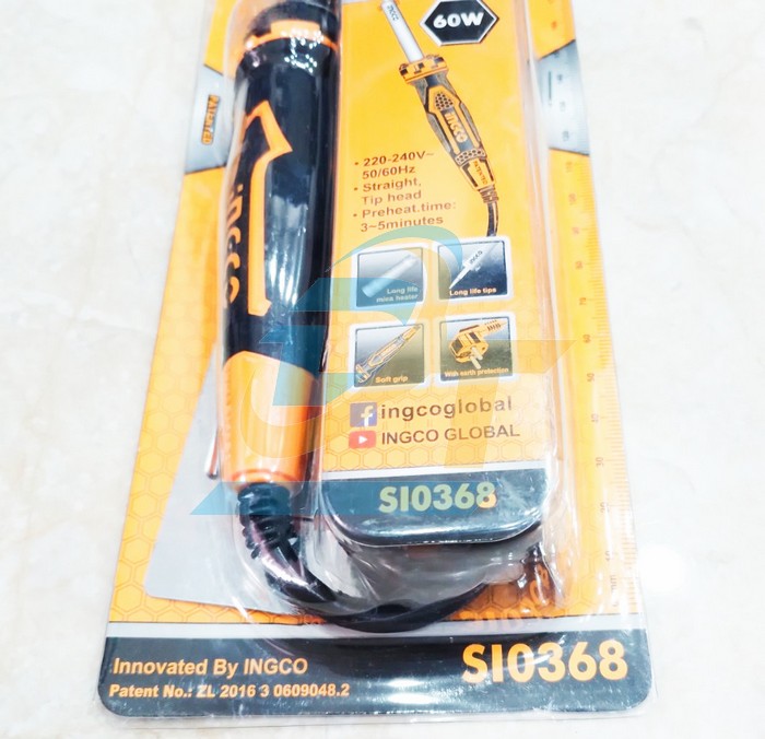 Mỏ h&agrave;n ch&igrave; 60W Ingco SI0368  INGCO | Gi&aacute; rẻ nhất - C&ocirc;ng Ty TNHH Thương Mại Dịch Vụ Đạt T&acirc;m