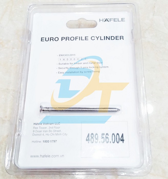 Ruột kh&oacute;a 1 đầu ch&igrave;a, 1 đầu vặn 71mm Hafele 489.56.004  HAFELE | Gi&aacute; rẻ nhất - C&ocirc;ng Ty TNHH Thương Mại Dịch Vụ Đạt T&acirc;m