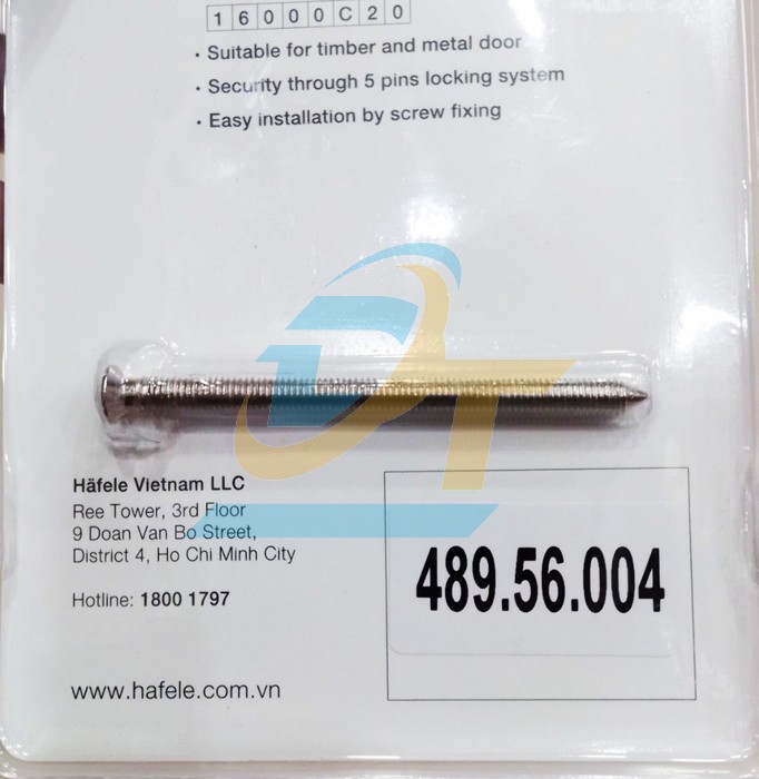 Ruột kh&oacute;a 1 đầu ch&igrave;a, 1 đầu vặn 71mm Hafele 489.56.004  HAFELE | Gi&aacute; rẻ nhất - C&ocirc;ng Ty TNHH Thương Mại Dịch Vụ Đạt T&acirc;m