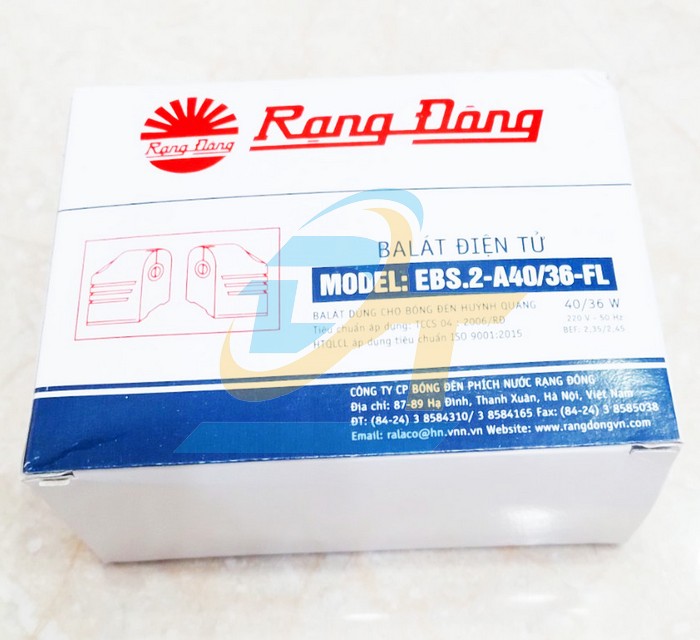 Tăng ph&ocirc; (Ballast) điện tử 40/36W Rạng Đ&ocirc;ng EBS.2-A40/36-FL EBS.2-A40/36-FL RangDong | Gi&aacute; rẻ nhất - C&ocirc;ng Ty TNHH Thương Mại Dịch Vụ Đạt T&acirc;m