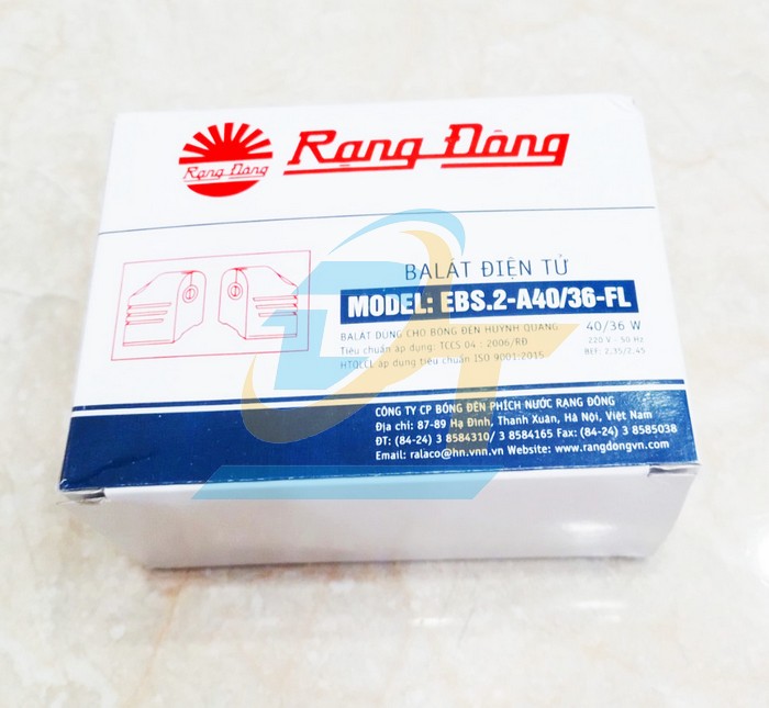 Tăng ph&ocirc; (Ballast) điện tử 40/36W Rạng Đ&ocirc;ng EBS.2-A40/36-FL EBS.2-A40/36-FL RangDong | Gi&aacute; rẻ nhất - C&ocirc;ng Ty TNHH Thương Mại Dịch Vụ Đạt T&acirc;m