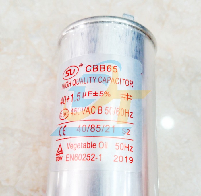 Tụ điều h&ograve;a 3 ch&acirc;n 450V CBB65 40+1.5uF  China | Gi&aacute; rẻ nhất - C&ocirc;ng Ty TNHH Thương Mại Dịch Vụ Đạt T&acirc;m
