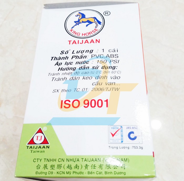 Van nhựa tay cam PVC 60 Taijaan  TAIJAAN | Gi&aacute; rẻ nhất - C&ocirc;ng Ty TNHH Thương Mại Dịch Vụ Đạt T&acirc;m