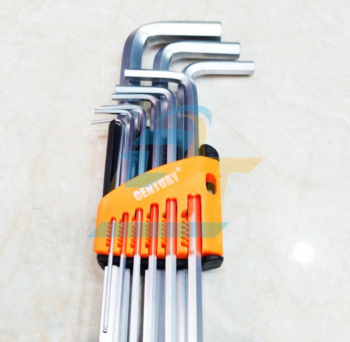 Bộ lục gi&aacute;c đầu bi 9 c&acirc;y hệ M&eacute;t 1.5-10mm CENTURY 060803C-9L 060803C-9L Century | Gi&aacute; rẻ nhất - C&ocirc;ng Ty TNHH Thương Mại Dịch Vụ Đạt T&acirc;m