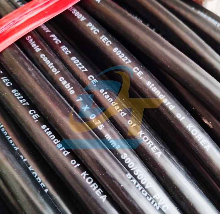 C&aacute;p điều khiển c&oacute; lưới chống nhiễu Sangjin 7x0.75mm2  SANGJIN | Gi&aacute; rẻ nhất - C&ocirc;ng Ty TNHH Thương Mại Dịch Vụ Đạt T&acirc;m