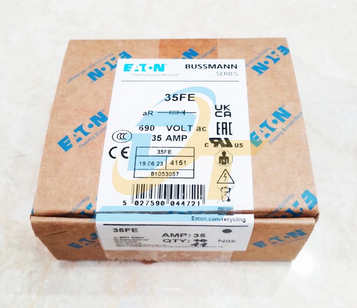 Cầu ch&igrave; 35A 690V Eaton Bussmann BS88:4 35FE  BUSSMANN | Gi&aacute; rẻ nhất - C&ocirc;ng Ty TNHH Thương Mại Dịch Vụ Đạt T&acirc;m