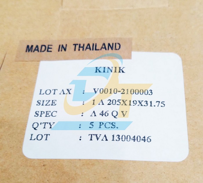 Đ&aacute; m&agrave;i hợp kim A46 Kinik 205x19x31.75  KINIK | Gi&aacute; rẻ nhất - C&ocirc;ng Ty TNHH Thương Mại Dịch Vụ Đạt T&acirc;m