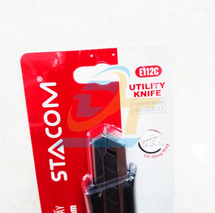 Dao rọc giấy c&ocirc;ng nhiệp 18mm Stacom E112C  STACOM | Gi&aacute; rẻ nhất - C&ocirc;ng Ty TNHH Thương Mại Dịch Vụ Đạt T&acirc;m