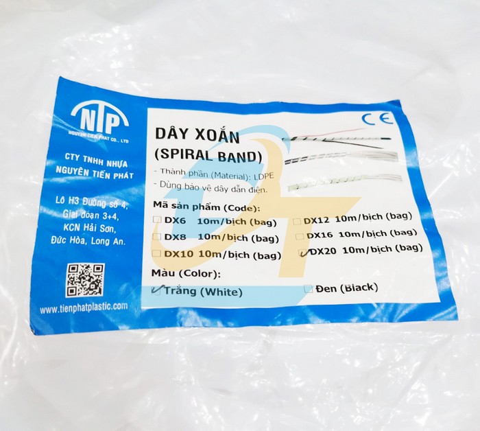 D&acirc;y xoắn ruột g&agrave; trắng 20mm - Sợi 10m  VietNam | Gi&aacute; rẻ nhất - C&ocirc;ng Ty TNHH Thương Mại Dịch Vụ Đạt T&acirc;m