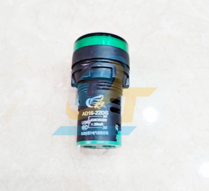 Đ&egrave;n b&aacute;o pha 220V phi 22 m&agrave;u xanh l&aacute; AD16-22DS  China | Gi&aacute; rẻ nhất - C&ocirc;ng Ty TNHH Thương Mại Dịch Vụ Đạt T&acirc;m