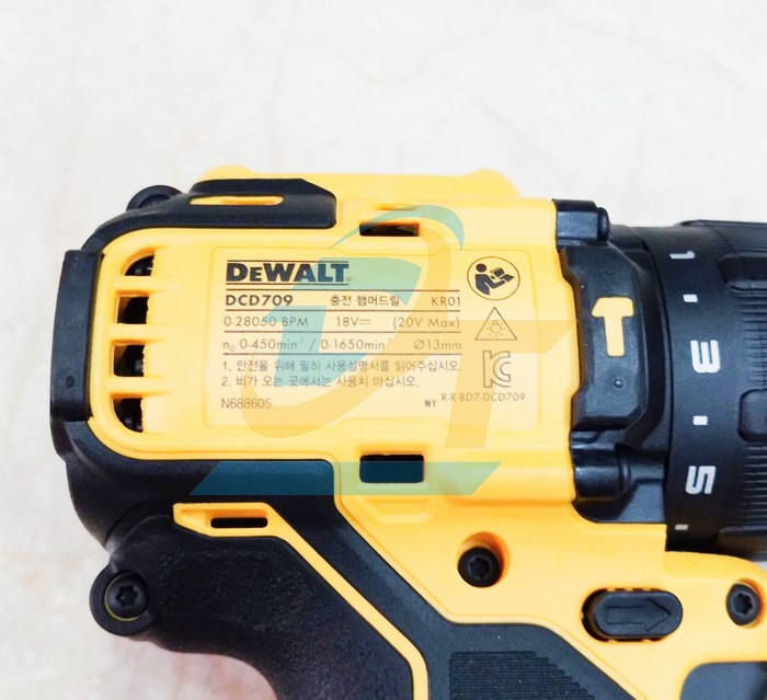 M&aacute;y khoan d&ugrave;ng pin 20V Dewalt DCD709D1 (K&egrave;m 1 pin 2Ah + 1 Sạc)  DEWALT | Gi&aacute; rẻ nhất - C&ocirc;ng Ty TNHH Thương Mại Dịch Vụ Đạt T&acirc;m