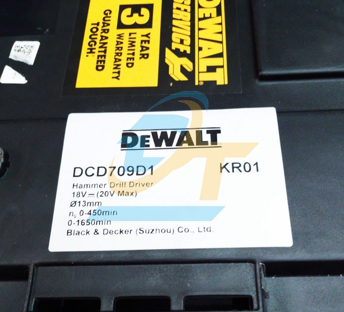M&aacute;y khoan d&ugrave;ng pin 20V Dewalt DCD709D1 (K&egrave;m 1 pin 2Ah + 1 Sạc)  DEWALT | Gi&aacute; rẻ nhất - C&ocirc;ng Ty TNHH Thương Mại Dịch Vụ Đạt T&acirc;m