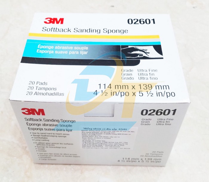 Nh&aacute;m xốp mịn 114x139mm 3M 02601 (Hộp 20 tấm)  3M | Gi&aacute; rẻ nhất - C&ocirc;ng Ty TNHH Thương Mại Dịch Vụ Đạt T&acirc;m
