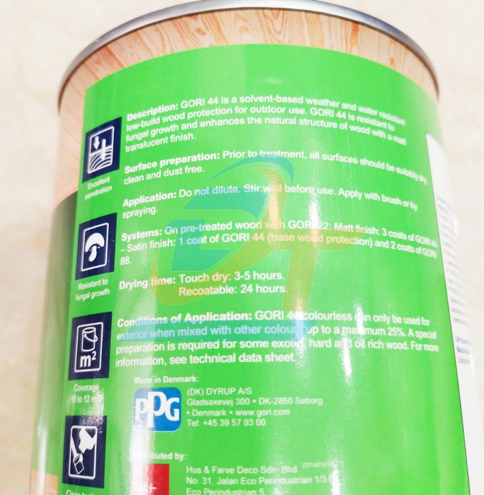 Sơn gỗ ngo&agrave;i trời Gori 44 - 7804 (0.75L)  GORI | Gi&aacute; rẻ nhất - C&ocirc;ng Ty TNHH Thương Mại Dịch Vụ Đạt T&acirc;m
