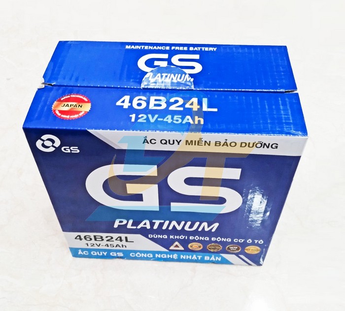 Ắc quy kh&ocirc; GS MF 46B24L (12V-45Ah)  GS | Gi&aacute; rẻ nhất - C&ocirc;ng Ty TNHH Thương Mại Dịch Vụ Đạt T&acirc;m