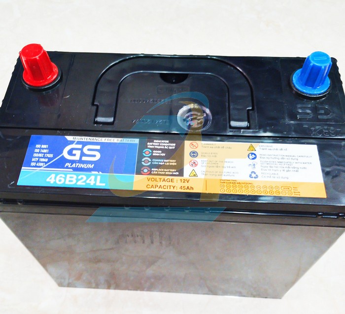 Ắc quy kh&ocirc; GS MF 46B24L (12V-45Ah)  GS | Gi&aacute; rẻ nhất - C&ocirc;ng Ty TNHH Thương Mại Dịch Vụ Đạt T&acirc;m