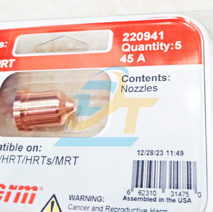 B&eacute;c cắt Plasma 45A PMX45XP/65/85/105/HRT/HRTs/MRT Hypertherm 220941  HYPERTHERM | Gi&aacute; rẻ nhất - C&ocirc;ng Ty TNHH Thương Mại Dịch Vụ Đạt T&acirc;m