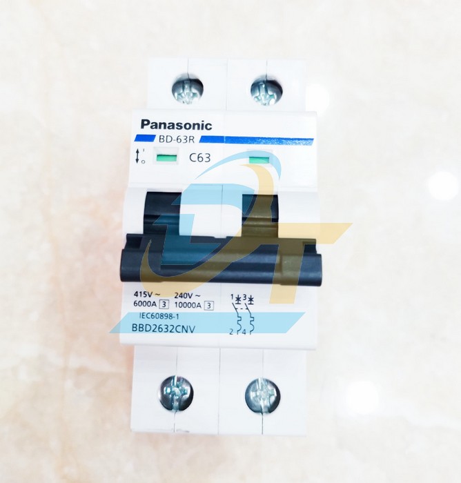 Cầu dao tự động MCB 2P 63A Panasonic BBD2632CNV BBD2632CNV Panasonic | Gi&aacute; rẻ nhất - C&ocirc;ng Ty TNHH Thương Mại Dịch Vụ Đạt T&acirc;m