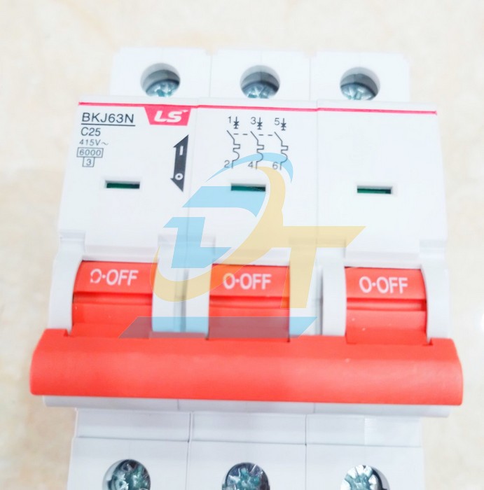 Cầu dao tự động MCB 3P-25A-6kA LS BKJ63N  LS | Gi&aacute; rẻ nhất - C&ocirc;ng Ty TNHH Thương Mại Dịch Vụ Đạt T&acirc;m
