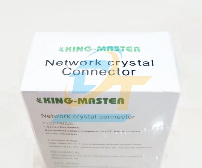 Đầu bấm mạng RJ45 Cat 5E King-Master KM508 (Hộp 100 c&aacute;i)  KING-MASTER | Gi&aacute; rẻ nhất - C&ocirc;ng Ty TNHH Thương Mại Dịch Vụ Đạt T&acirc;m