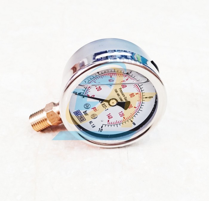 Đồng hồ đo &aacute;p suất 63mm 0-10bar Italy (Ch&acirc;n đứng)  Italy | Gi&aacute; rẻ nhất - C&ocirc;ng Ty TNHH Thương Mại Dịch Vụ Đạt T&acirc;m