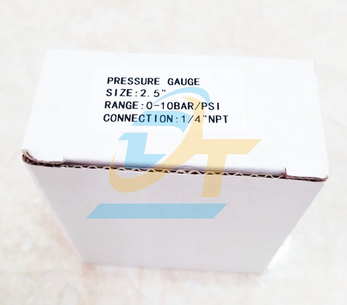 Đồng hồ đo &aacute;p suất 63mm 0-10bar Italy (Ch&acirc;n đứng)  Italy | Gi&aacute; rẻ nhất - C&ocirc;ng Ty TNHH Thương Mại Dịch Vụ Đạt T&acirc;m