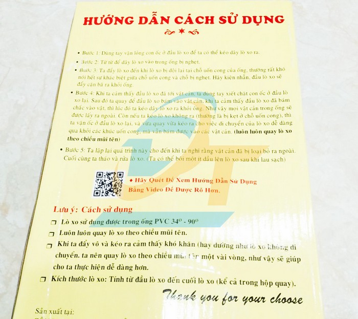 Dụng cụ th&ocirc;ng cống l&ograve; xo tay quay 10M  VietNam | Gi&aacute; rẻ nhất - C&ocirc;ng Ty TNHH Thương Mại Dịch Vụ Đạt T&acirc;m