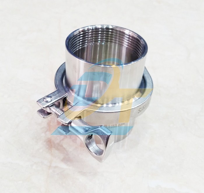 Khớp nối nhanh Clamp vi sinh inox 304 ren trong D60  VietNam | Gi&aacute; rẻ nhất - C&ocirc;ng Ty TNHH Thương Mại Dịch Vụ Đạt T&acirc;m