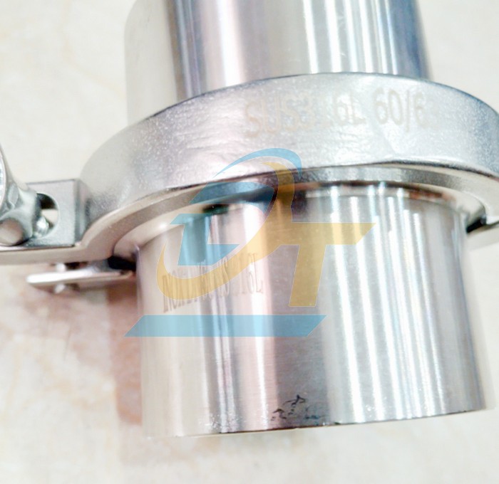 Khớp nối nhanh Clamp vi sinh inox 304 ren trong D60  VietNam | Gi&aacute; rẻ nhất - C&ocirc;ng Ty TNHH Thương Mại Dịch Vụ Đạt T&acirc;m