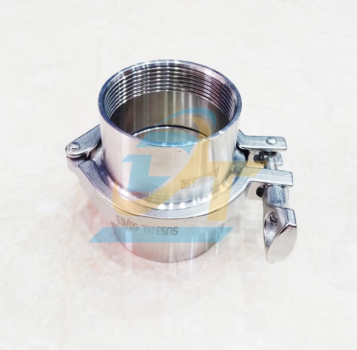 Khớp nối nhanh Clamp vi sinh inox 304 ren trong D60  VietNam | Gi&aacute; rẻ nhất - C&ocirc;ng Ty TNHH Thương Mại Dịch Vụ Đạt T&acirc;m