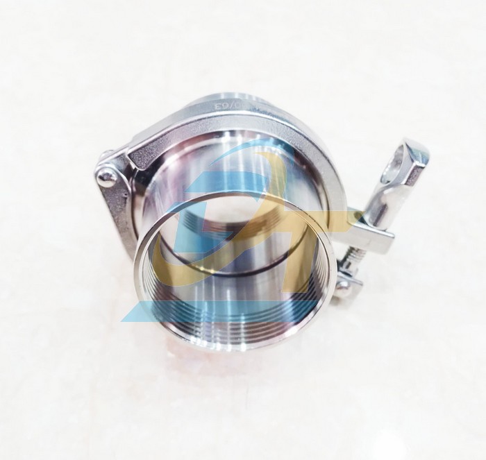 Khớp nối nhanh Clamp vi sinh inox 304 ren trong D60  VietNam | Gi&aacute; rẻ nhất - C&ocirc;ng Ty TNHH Thương Mại Dịch Vụ Đạt T&acirc;m