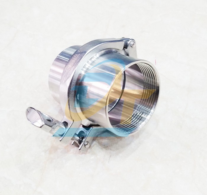 Khớp nối nhanh Clamp vi sinh inox 304 ren trong D60  VietNam | Gi&aacute; rẻ nhất - C&ocirc;ng Ty TNHH Thương Mại Dịch Vụ Đạt T&acirc;m