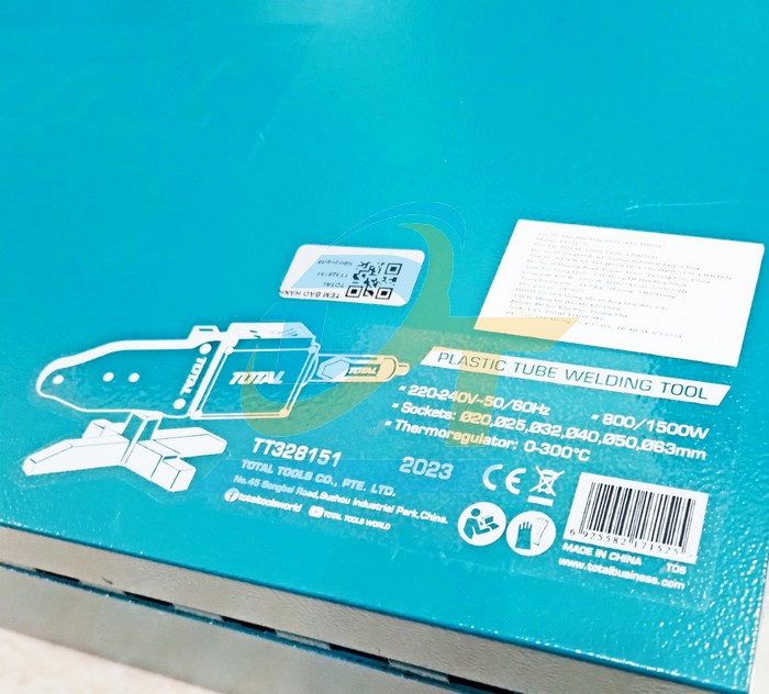 M&aacute;y h&agrave;n ống nhựa 63mm 1500W Total TT328151 TT328151 Total | Gi&aacute; rẻ nhất - C&ocirc;ng Ty TNHH Thương Mại Dịch Vụ Đạt T&acirc;m