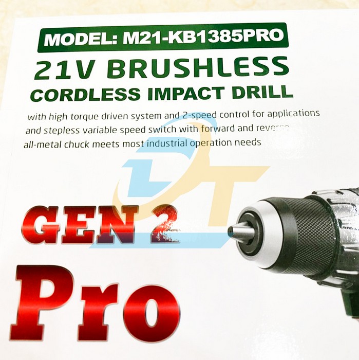 M&aacute;y khoan động lực d&ugrave;ng pin 21V Dekton M21-KB1385PRO (K&egrave;m 1 pin 4Ah + 1 Sạc)  DEKTON | Gi&aacute; rẻ nhất - C&ocirc;ng Ty TNHH Thương Mại Dịch Vụ Đạt T&acirc;m