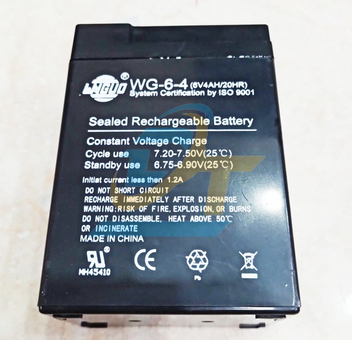 Pin ắc quy d&ugrave;ng cho c&acirc;n điện tử 6V-4.0AH Wanguo WG-6-4 WG-6-4 WANGUO | Gi&aacute; rẻ nhất - C&ocirc;ng Ty TNHH Thương Mại Dịch Vụ Đạt T&acirc;m