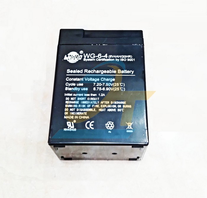Pin ắc quy d&ugrave;ng cho c&acirc;n điện tử 6V-4.0AH Wanguo WG-6-4 WG-6-4 WANGUO | Gi&aacute; rẻ nhất - C&ocirc;ng Ty TNHH Thương Mại Dịch Vụ Đạt T&acirc;m