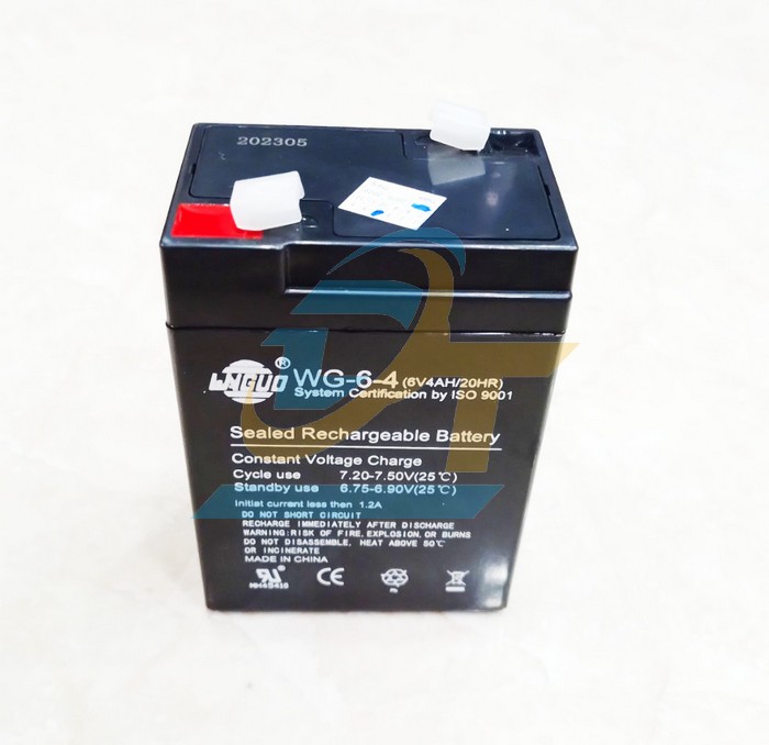 Pin ắc quy d&ugrave;ng cho c&acirc;n điện tử 6V-4.0AH Wanguo WG-6-4 WG-6-4 WANGUO | Gi&aacute; rẻ nhất - C&ocirc;ng Ty TNHH Thương Mại Dịch Vụ Đạt T&acirc;m