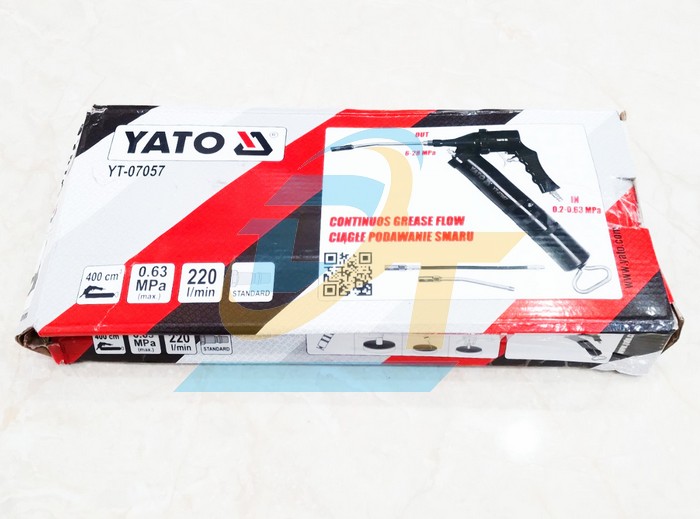 S&uacute;ng bơm mỡ cầm tay kh&iacute; n&eacute;n 400cc Yato YT-07057 YT-07057 YaTo | Gi&aacute; rẻ nhất - C&ocirc;ng Ty TNHH Thương Mại Dịch Vụ Đạt T&acirc;m
