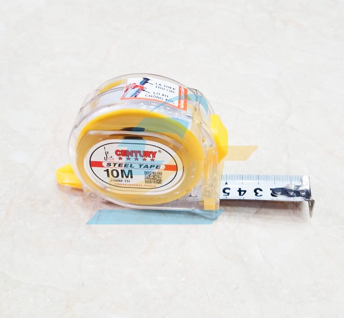 Thước cuộn th&eacute;p nhựa trong 1 mặt 10mx25mm Century  Century | Gi&aacute; rẻ nhất - C&ocirc;ng Ty TNHH Thương Mại Dịch Vụ Đạt T&acirc;m
