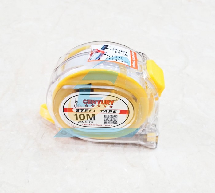 Thước cuộn th&eacute;p nhựa trong 1 mặt 10mx25mm Century  Century | Gi&aacute; rẻ nhất - C&ocirc;ng Ty TNHH Thương Mại Dịch Vụ Đạt T&acirc;m