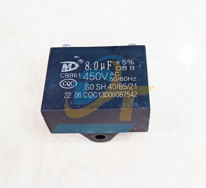 Tụ ngậm (Tụ quạt) 4 ch&acirc;n cắm jack 8MF-450V  China | Gi&aacute; rẻ nhất - C&ocirc;ng Ty TNHH Thương Mại Dịch Vụ Đạt T&acirc;m