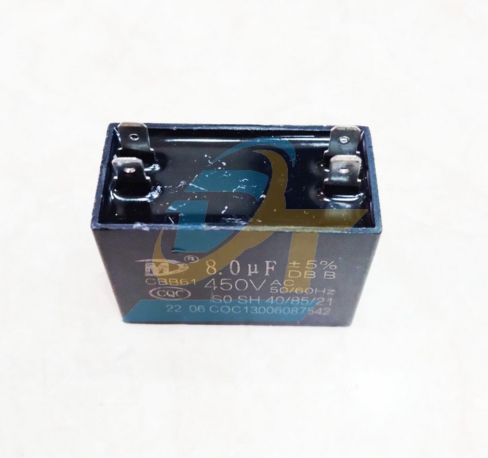 Tụ ngậm (Tụ quạt) 4 ch&acirc;n cắm jack 8MF-450V  China | Gi&aacute; rẻ nhất - C&ocirc;ng Ty TNHH Thương Mại Dịch Vụ Đạt T&acirc;m