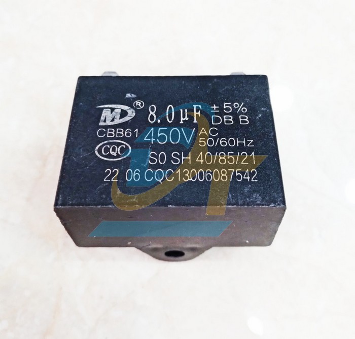 Tụ ngậm (Tụ quạt) 4 ch&acirc;n cắm jack 8MF-450V  China | Gi&aacute; rẻ nhất - C&ocirc;ng Ty TNHH Thương Mại Dịch Vụ Đạt T&acirc;m